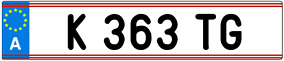 Truck License Plate
